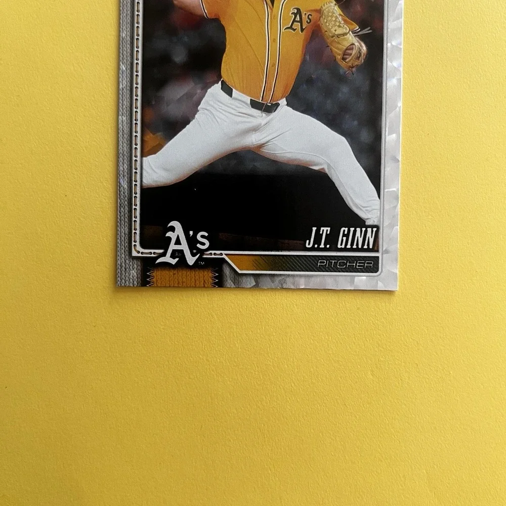 2026 Topps Series 1 J.T. Ginn #153 Silver‎ Crackle Foil Oakland Athletics